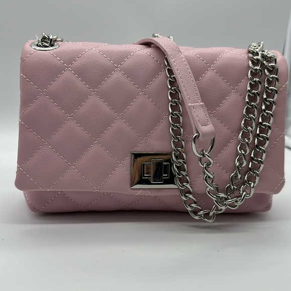 INC International Concepts Women's Ajae Chevron Crossbody Yellow Size Regular